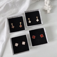 Trendy 4-leaf clover earrings for women