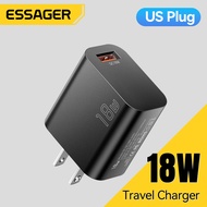 Essager 18W USB-A Travel Charger with Built-in Chip for ip