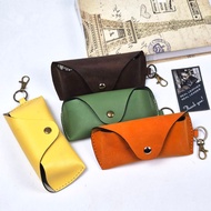 [Genuine leather] Genuine cowhide leather eyeglasses case (Free glasses cleaning cloth) GC101VB (Mul