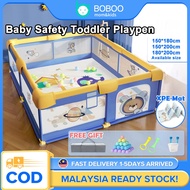 ♥COD Baby Playpen Children Pagar Baby Safety Baby Playpen Fence Activity Center Game Sturdy Guard Pagar Baby  嬰兒圍欄☜