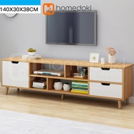 Homedoki Wooden TV Table Multipurpose Minimalist Jumbo TV Minimalist TV Table TV Table Minimalist TV