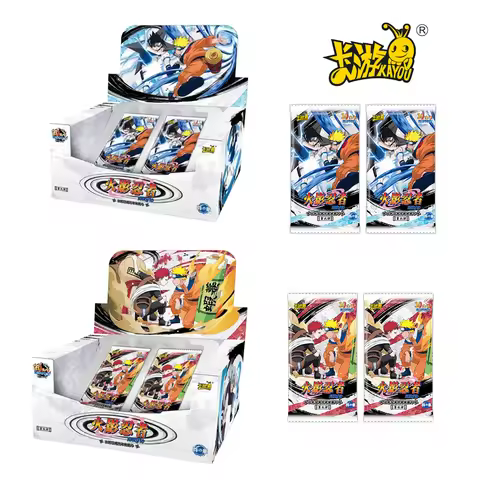 Genuine KAYOU Naruto Cards New Uzumaki Naruto MR Anime Collection Card Booster Pack Box Fight Chapte