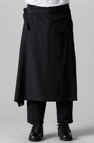 Yohji Yamamoto Pour Homme 山本耀司 - 羊毛華達尼 喇叭裙片褲 褲裙 裙子 寬褲 錐形褲 長褲