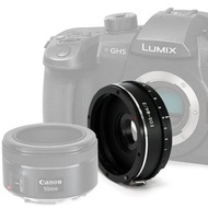 Lens Mount Adapter EF/ EF-S - M4/3 Olympus/ Panasonic Manual Focus Iris Control