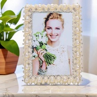 Wedding picture frame European design metal and glass picture frame desktop or wall display home dec
