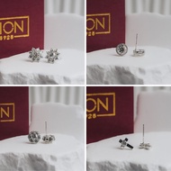 Vion S925 MOISSANITE DIAMOND Earrings/ 925 Silver DIAMOND lab