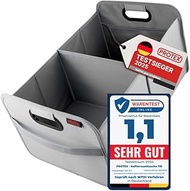 PROTEX Car Boot Organiser 35L - Foldable, Waterproof Car Storage Box - Grey