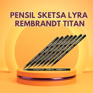 GRAFIT PENCIL PENCIL/ SPECIAL SKETCH LYRA WOODENLESS PENCIL/ (AVAILABLE HB, 2B, 3B, 4B 5B 6B 7B & 8B