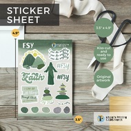LDS Merch: FSY 2023 inspired journal sticker sheet
