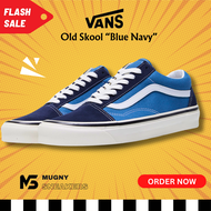 Vans old skool blue navy  รองเท้าผ้าใบแวนส์ สีฟ้า-น้ำเงิน Unisex