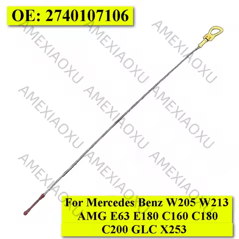 A2740107106 Engine Oil Level Display Dipstick for Mercedes Benz W205 W213 AMG E63 E180 C160 C180 C20