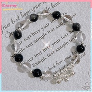 Bow Bell Beaded Bracelet Antique Crystal Bracelet Women Best Friend Bracelet