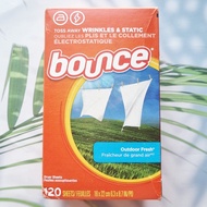แผ่นอบผ้า ลดรอยยับ กลิ่นหอมสดชื่น Outdoor Fresh Fabric Softener Dryer Sheets (Bounce®)
