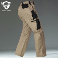 EAGLADE Tactical Cargo Pants for Men in Khaki S-3XL JT-PJK55 A01