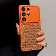 High-End Feeling Become Larger in Seconds Window Glitter Phone Case Suitable for Samsung S26+S25 S24