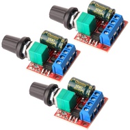 3pcs Mini DC Motor PWM Speed Controller, DC 5V-35V 5A Speed Adjustable Switch Module, 6V 12V 24V Var