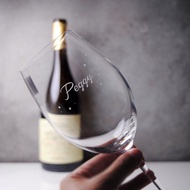 470cc 曼谷【你的名字酒杯】星星Lucaris無鉛水晶紅酒杯玻璃雕刻 禮物 酒杯雕刻　客製化姓名酒杯