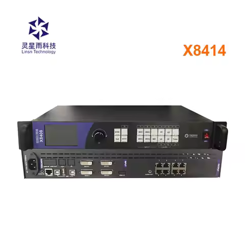 LINSN Video Processor Best Price X8414 Two-In-One Sender Plus 4-Layer-Output Controller 9.1Million P