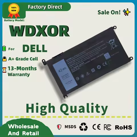 Factory Direct! Battery WDX0R WDXOR For Dell Inspiron 15 5000 series Inspiron 15 7000 seriesr INS 13