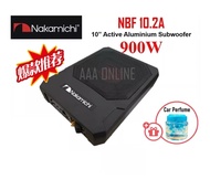 [AAAONLINE] Underseat Subwoofer Car Speaker NAKAMICHI NBF10.2A 10" 900W Car Underseat Active Subwoof