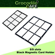 8/9 slots Black Magnetic Card Holder 35pt TCG 卡砖