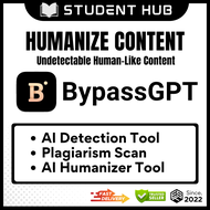 [24/7 FAST] BypassGPT Unlimited Humanizer AI Premium Shared Account | Humanize Writing | Undetectabl