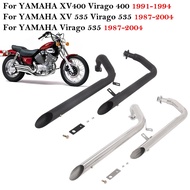 For YAMAHA XV 535 Vago 535 1987 - 2004 For YAMAHA XV400 Virago 400 1991 - 2004 Motorcycle Exhaust Es