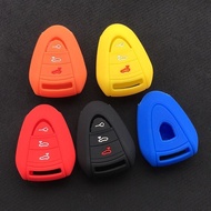 Silicone Car Key Cover Case for Porsche Carrera 911 997 Boxster S 2s 4s Turbo Cayman 996 Cayenne Key