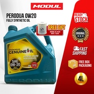 PERODUA FULLY SYNTETIC 0W20 4L ENGINE OIL WITH PERODUA ORI OIL FILTER (P2A12) Motor Oil Car Oil Engi