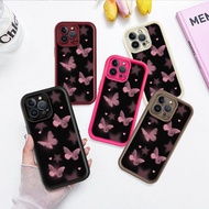 Butterfly Pink Dark Star Fashion Cover For VIVO Y3s 2020 Y17 Y15 Y12i Y11 2019 Y12 VIVO 1904 1906 19