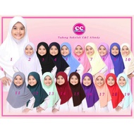 AWNING SOFT/LEMBUT TUDUNG SEKOLAH PUTIH NILA SARUNG LYCRA ORIGINAL KOREA