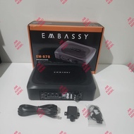 Embassy EM-878 high quality slim active under-seat subwoofer free control bass subwoofer