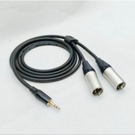 Canare Audio Cable 1-5mtr Mini Stereo Jack 3.5mm to XLR Male Branch