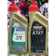 CASTROL R40 & A 747 RACING OIL POWER 1