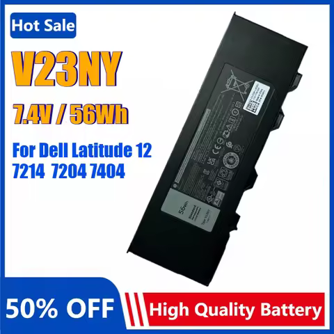 V23NY Laptop Battery for Dell Latitude 12 7214 E7204 Rugged Extrem 7404 P18T P18T001 P18T002 M29XR Y