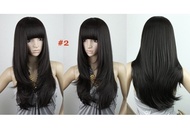 24inch 195G human hair full lace wigs, Indian Blended Remy Human Hair Silky wavy party wig