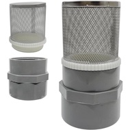 2" Stainless Steel Filter Cover Connected to 2 inch/DN50 Grey PVC Filter Water Pipe, Suction Straine