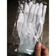 Clean room ESD Carbon Fiber PU Top Glove Nylon glove Anti slip glove PU coated Anti-scratch Antistatic Gloves
