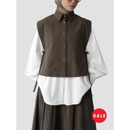 Sabamodest Poplin Vest Vest Woman