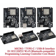 ESP32 For Wemos D1 Mini D1 R32 WIFI Wireless Bluetooth-compatible Development Board Module CH340 4MB