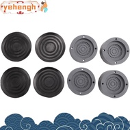 4 Pcs/Set Anti-Vibration Pads Rubber Noise Reduction Vibration Anti-Walk Foot Mount for Washer and Dryer Adjustable Height Washing Machine Mat (Gray) yehengh