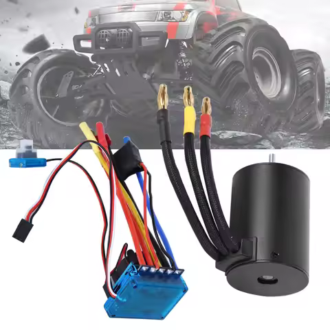 3650 Motor 3100KV Brushless ESC RC Accessory Spare Part for 1/10 RC Car Model 3650 Motor Brushless E