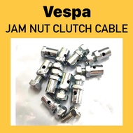 [ 1 Pcs ] VESPA JAM NUT (  ) // MOTORCYCLE VESPA JAM NUT CLUTCH CABLE KABLE JAMMED NUT JAM NUT CABLE