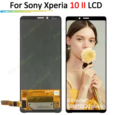 6.0" For Sony Xperia 10 II LCD Display Touch Screen Digitizer Assembly For Sony x10 ii lcd Replaceme