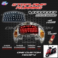 STOPLAMP RUNNING VARIO CARBON BONUS LED HEADLIGHT AES ORIGINAL AUTO MANUAL MOTORCYCLE REAR BRAKE LIG