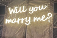 Will you marry me 燈牌