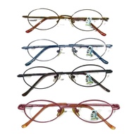 FRAME KACAMATA ANAK LOGAM MODEL OVAL KECIL LOGAM