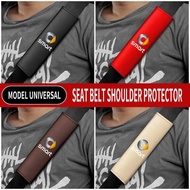 1PC Leather Car Seat Shoulder Protector Cover Safety B Padding Pad For Smart Eq Fortwo Forfour 453 4