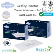 Comfy Baby Cooling Purotex Travel Mattress Set (60cm x 120cm x 3cm)