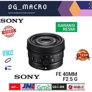 Sony FE 40mm F2.5 G Lens